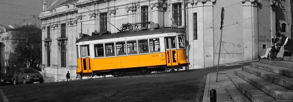 un antico tram a cui si ispira il tram ristorante a Roma